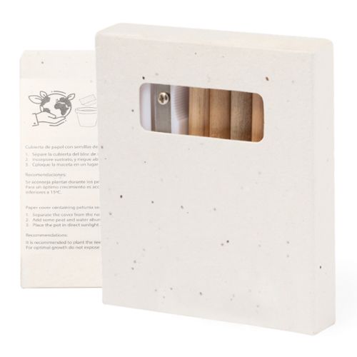 Seed paper box with pencils - Image 3